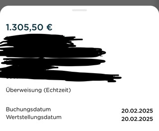 Payment proof